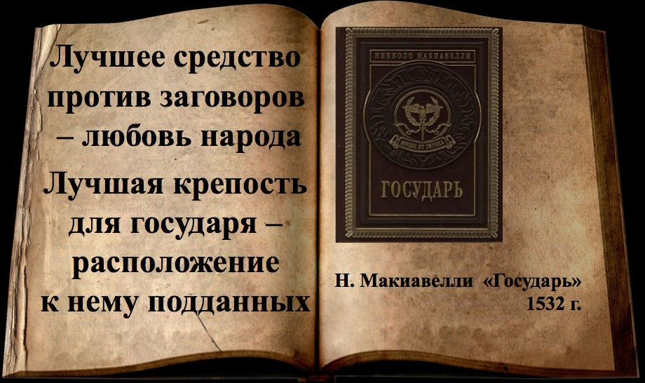 Цитата из «Государя» Макиавелли